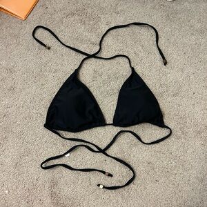Black Triangle Bikini Top